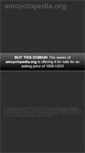 Mobile Screenshot of amcyclopedia.org
